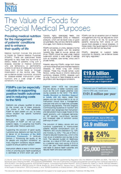 Value of FSMPs report cover